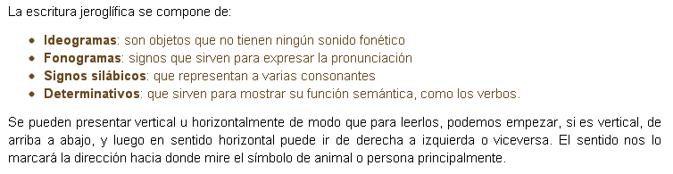 Lince te cuento un poco sobre Jeroglificos