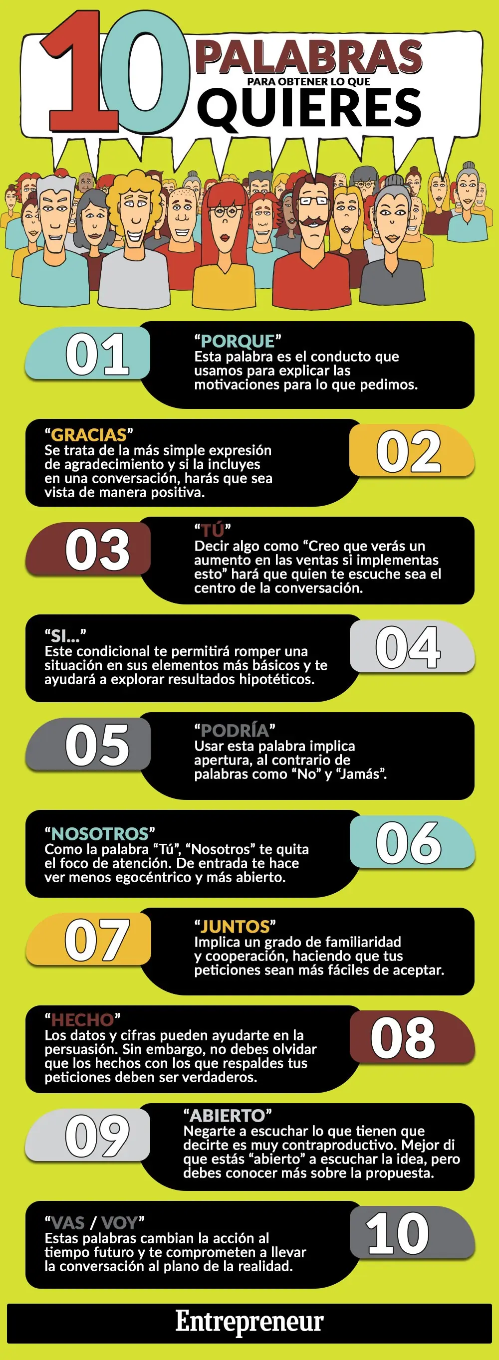 10 palabras para obtener lo que quieres