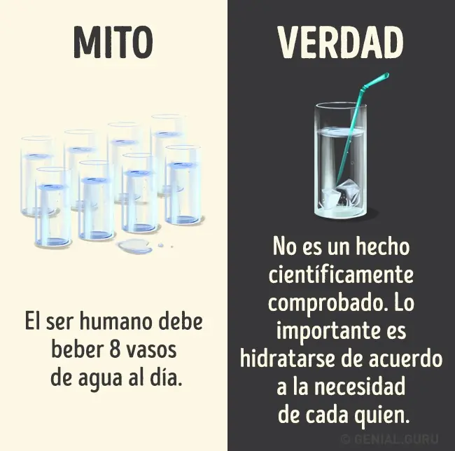 12 Mitos que hay que olvidar de algunas bebidas