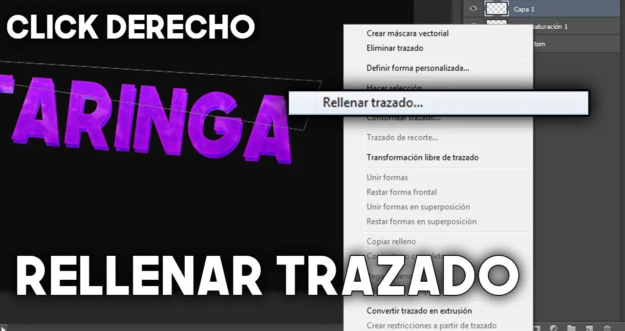 Photoshop Como hacer texto profe