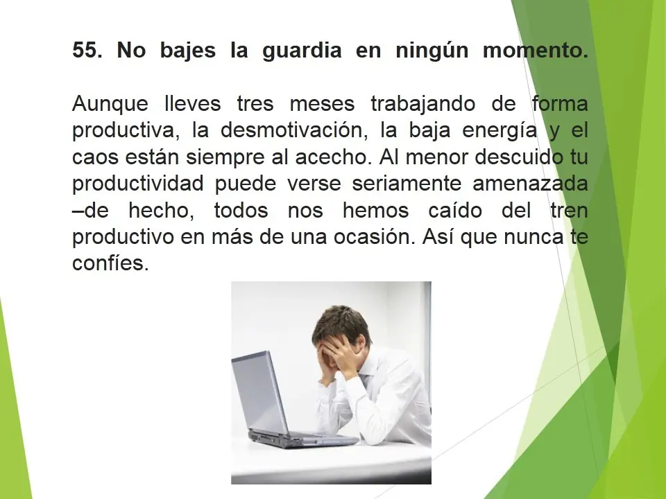 habitos de trabajo