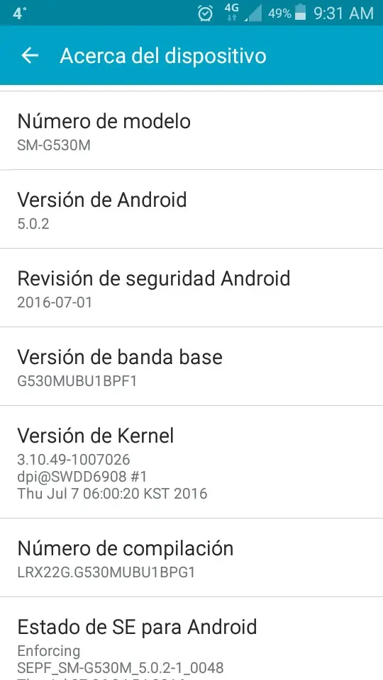 Lollipop para Grand Prime G530M (Argentina)