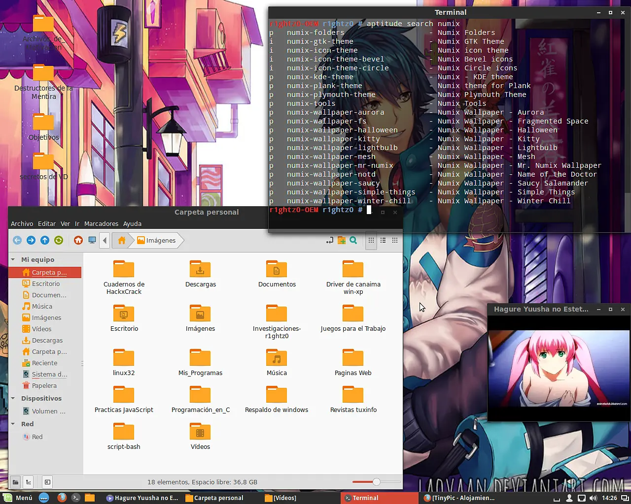 Instalar Numix en linux mint/ubuntu