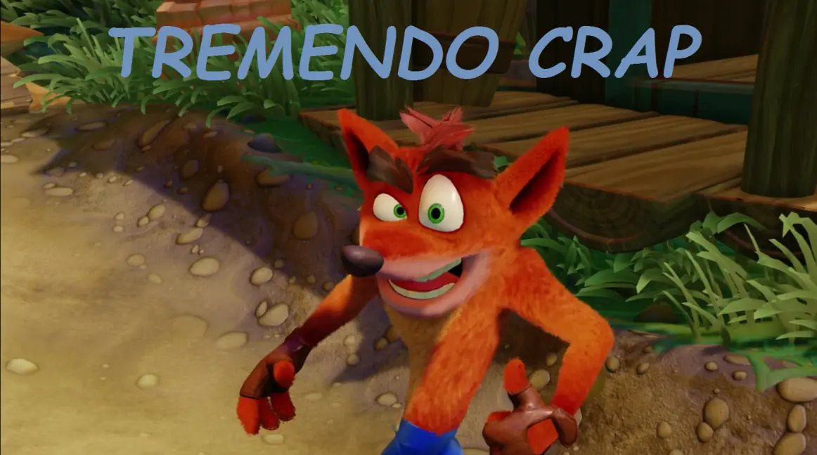 Encontré a Luis Suárez en Crash Bandicoot