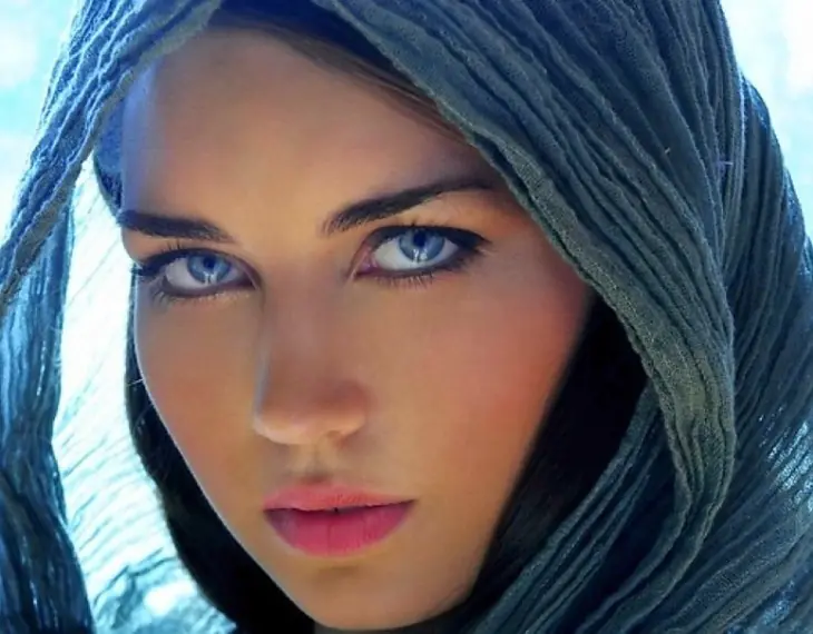 azul ojos