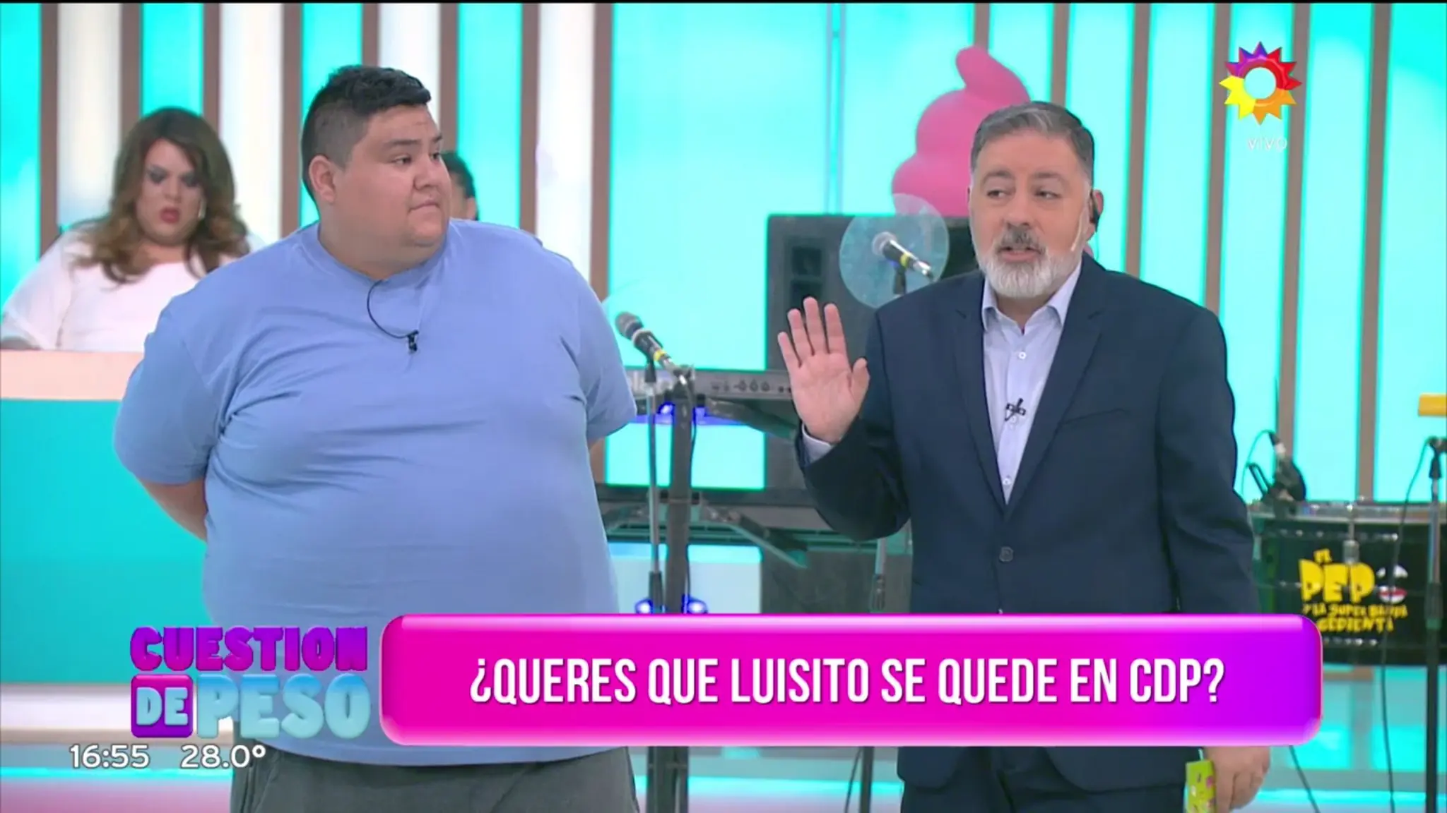 Urgente! Volvió Luisito a "Cuestión de peso"