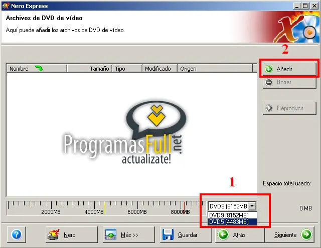 Grabar Carpeta Video_TS en DVD