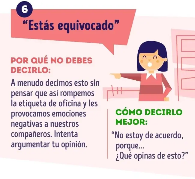 Frases que jamas debes decir en tu trabajo