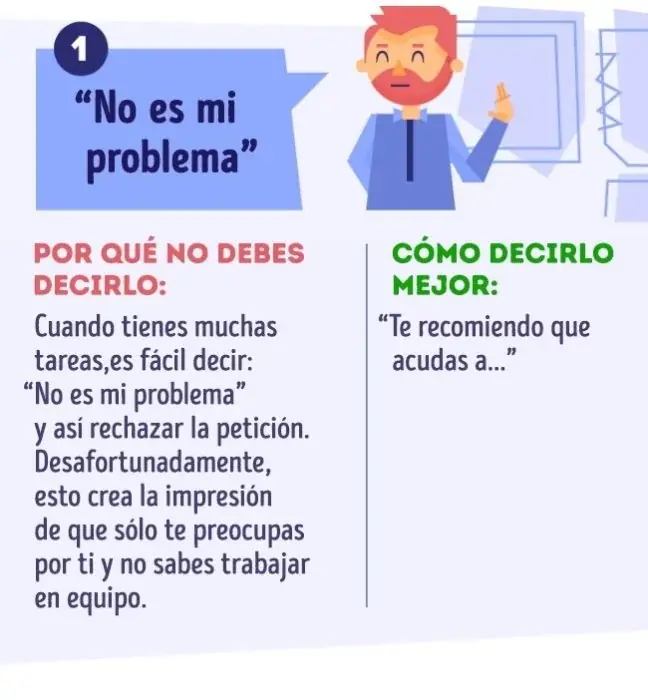 Frases que jamas debes decir en tu trabajo