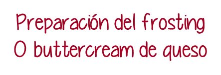 frosting de queso crema frosting de queso crema