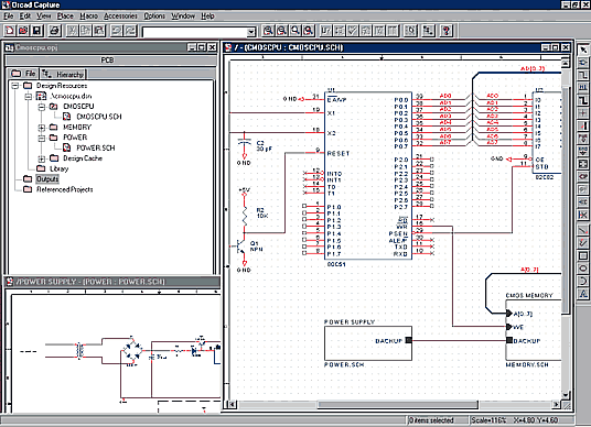 Software de diseño de circuitos electrónicos