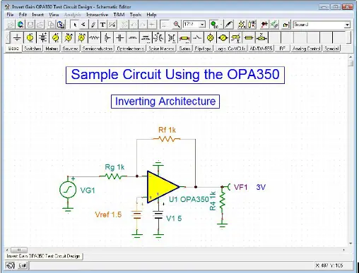 Software de diseño de circuitos electrónicos