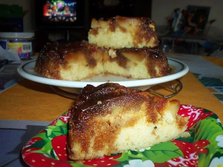 Tarta invertida de Manzanas