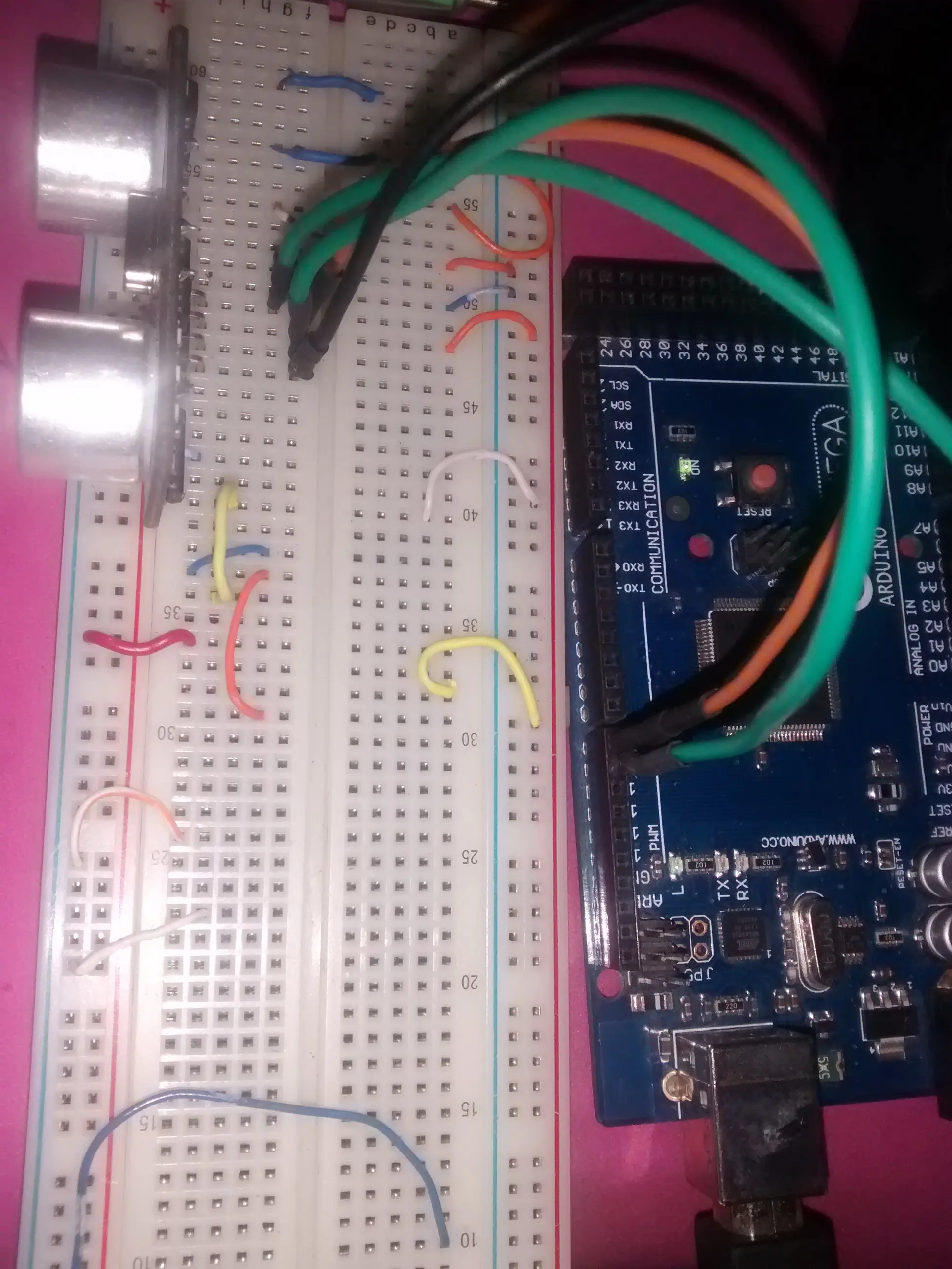 Pasa, Arduino+Ultrasonico+LabView