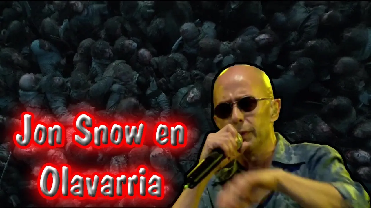 Jon Snow en el recital del Indio Solari - Olavarria 2017