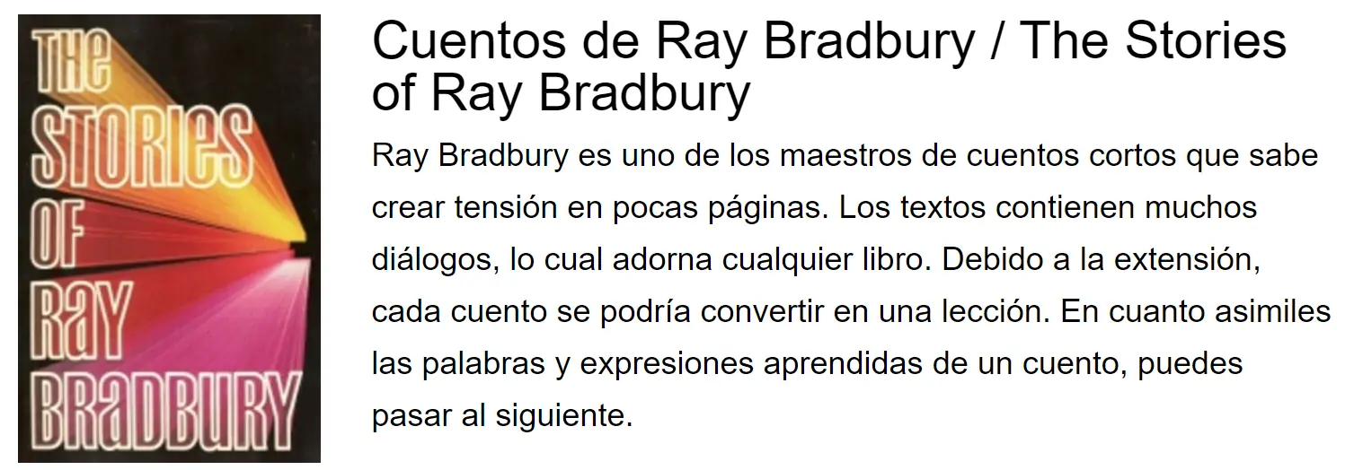 para los que empiezan a leer en ingles