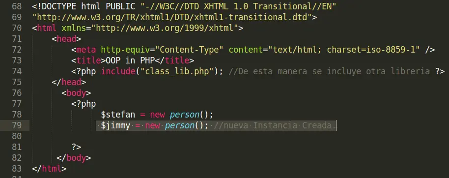 PHP y POO ["Programación Orientada a Objetos"] + [Ejemplos]
