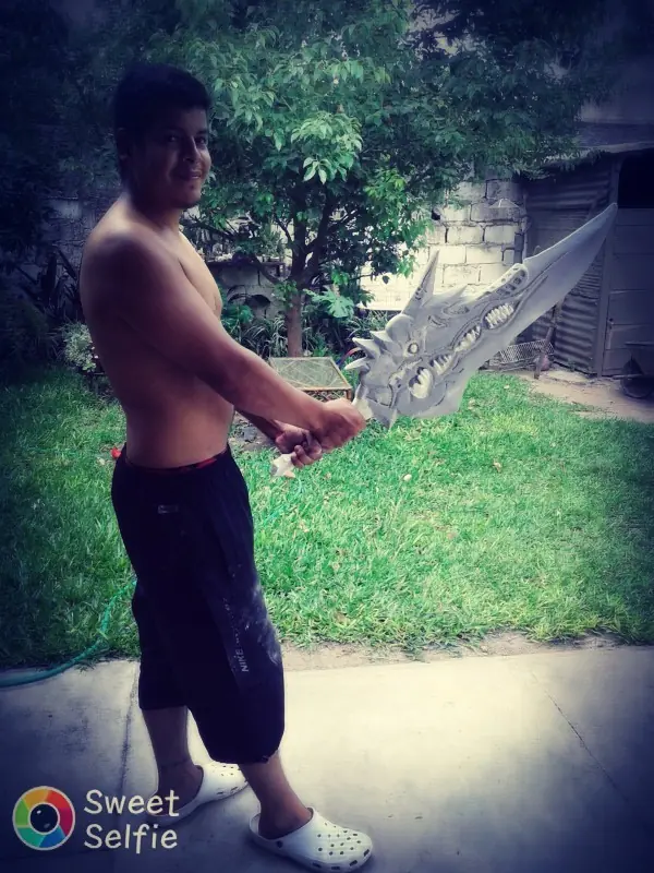 Estoy haciendo Zariche sword para mi hijo Parte3 (cortito)