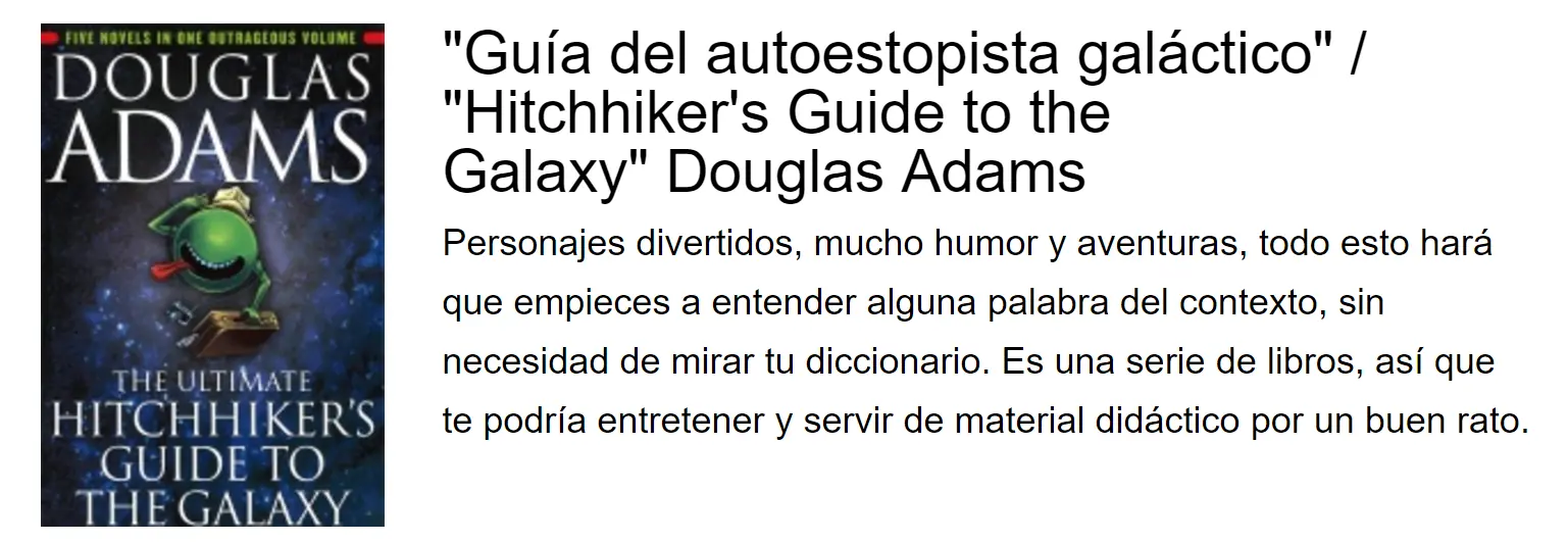 para los que empiezan a leer en ingles