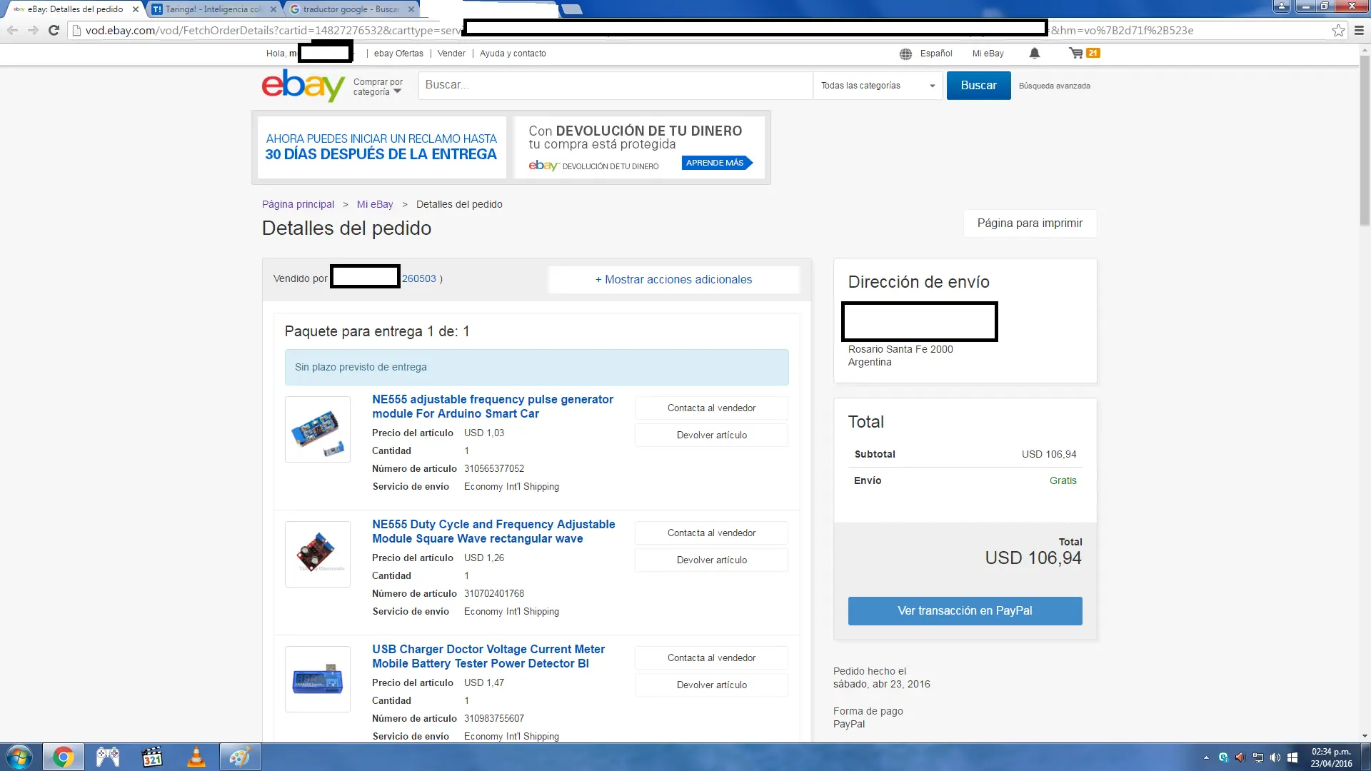 compras exterior