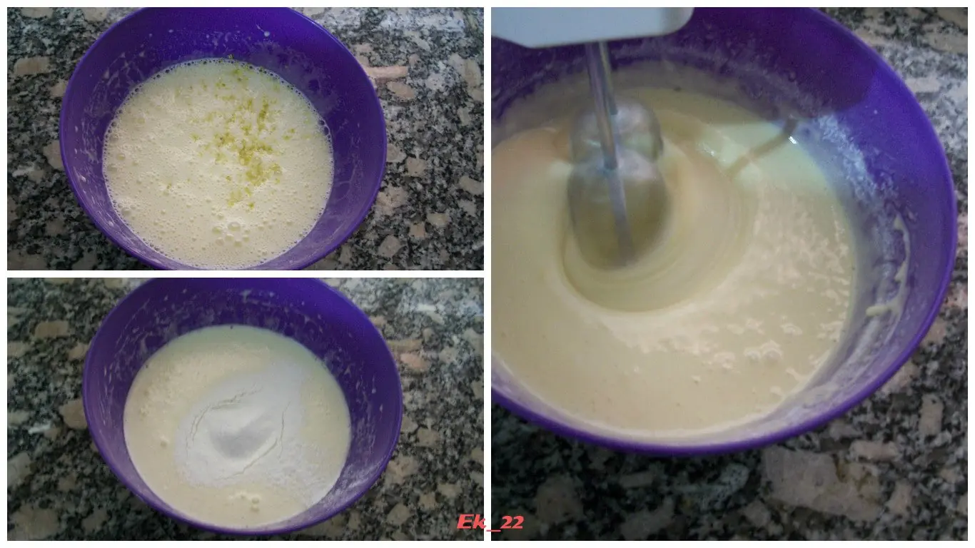 Budín de granada y limón {Fotoreceta}