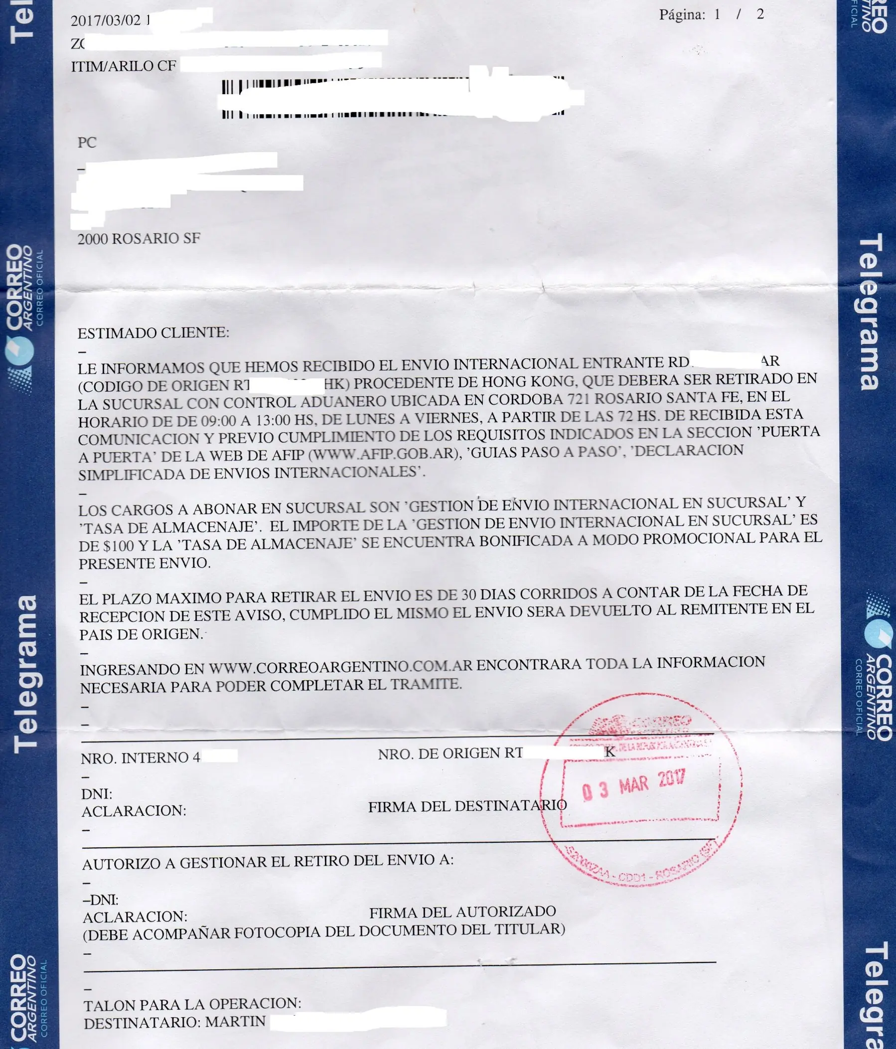 importaciones