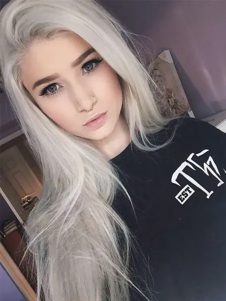 Cabello color gris en solo tres pasos! (desde un rubio)