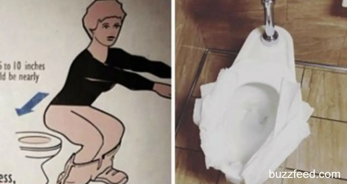 Esta es la forma más higiénica de usar un baño público