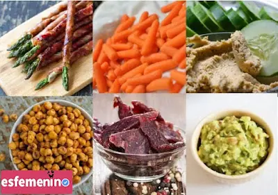 10 ideas fáciles del snacks saludables