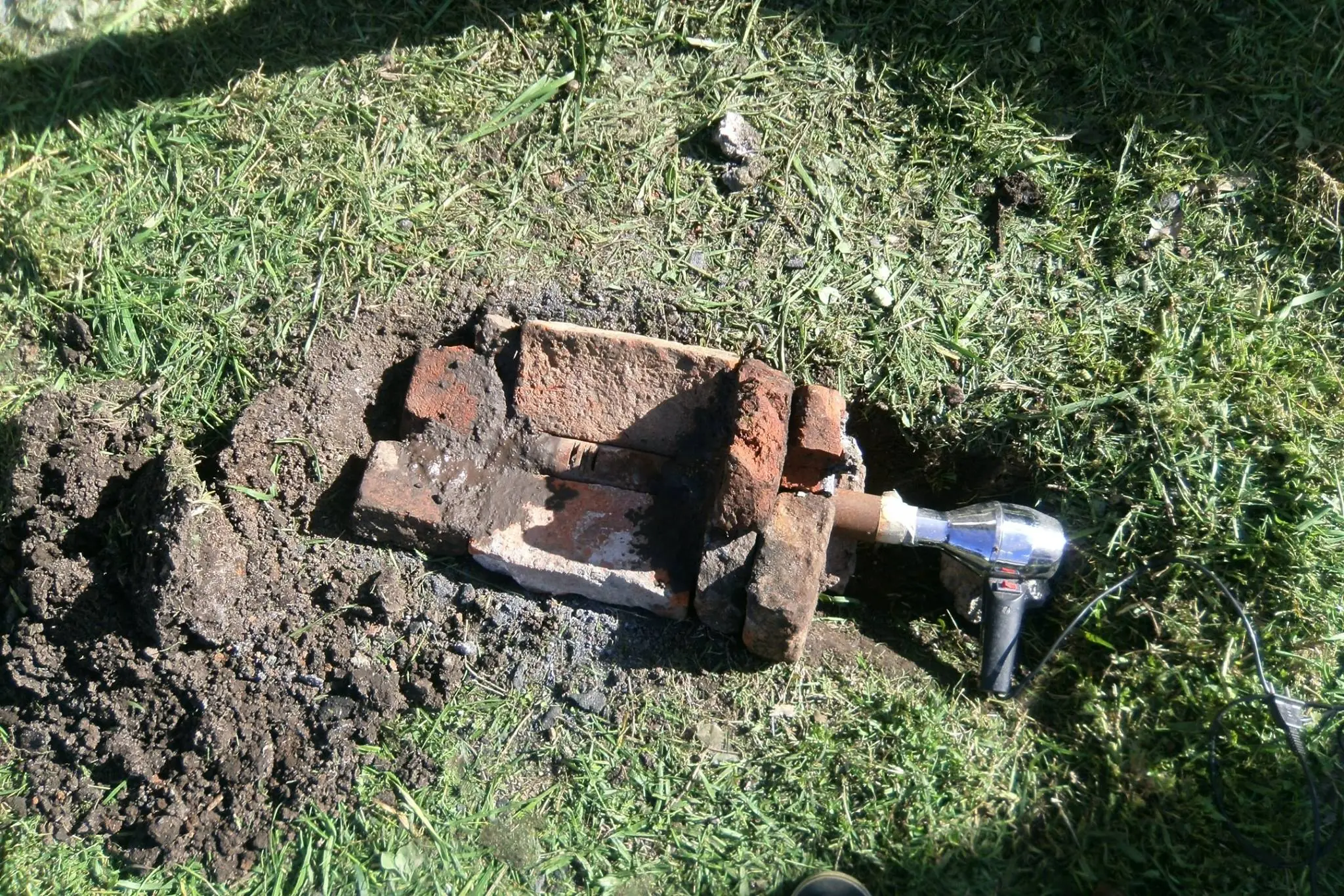 Haciendo una Fragua casera bien sencilla