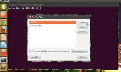 Cambiar el fondo a la terminal en Ubuntu Cambiar el fondo a la terminal en Ubuntu