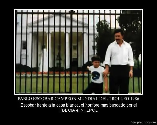 día en que Pablo Escobar vaciló a eeuu y se sacó esta foto