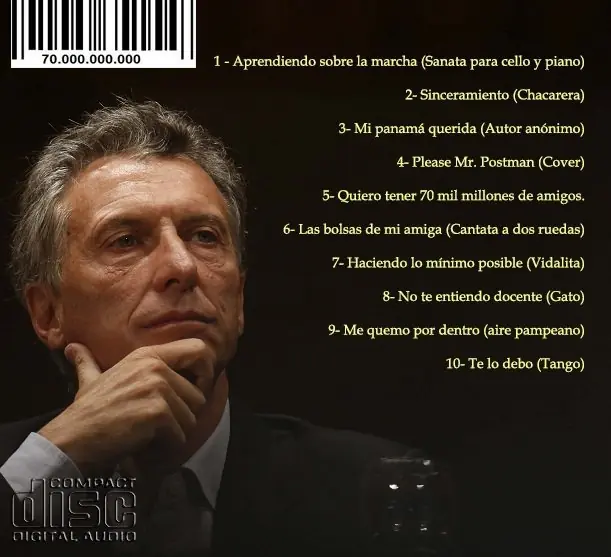 Anuncio de Macri resumido, el presi yo no fui