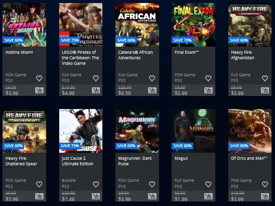 psn flash sale psn flash sale