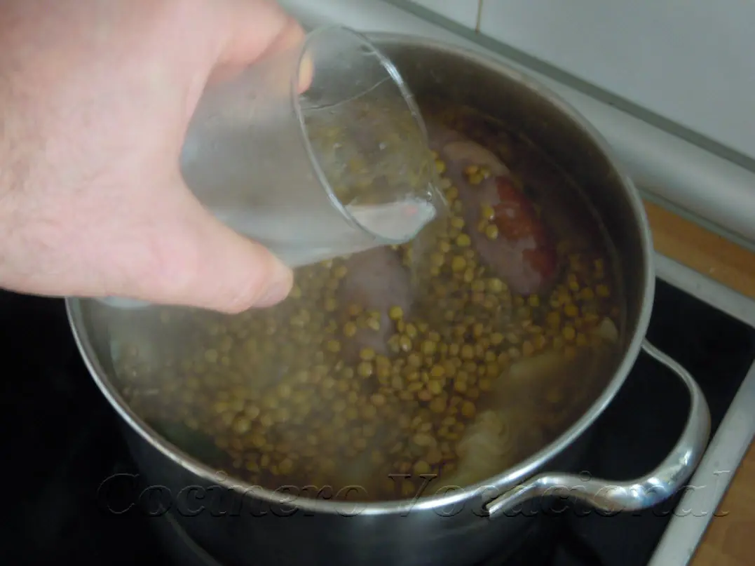 sopa de lentejas