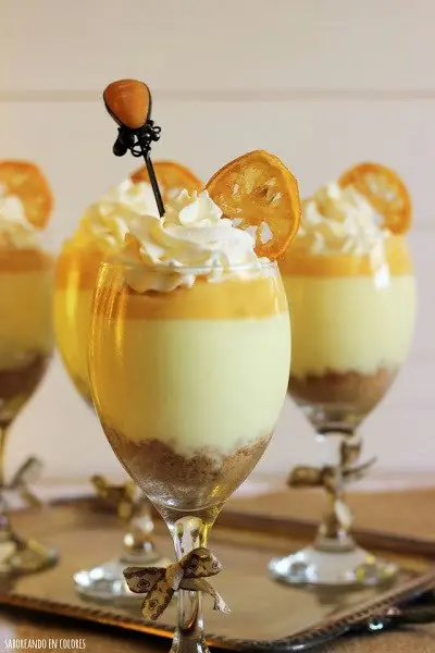 Chessecake de limón en copas (sin horno)
