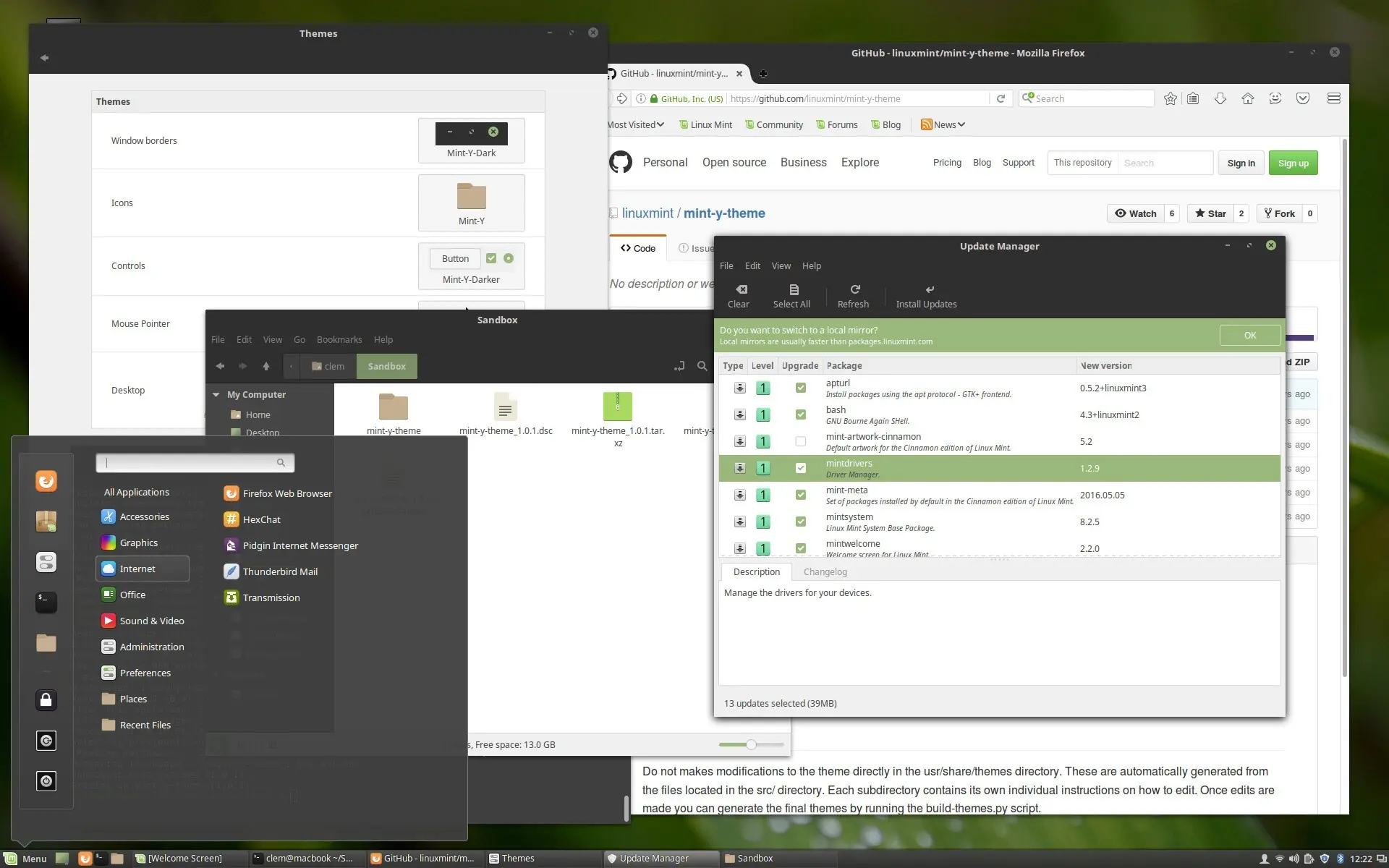 Probando Linux Mint 18 Mate + Compiz Fusion