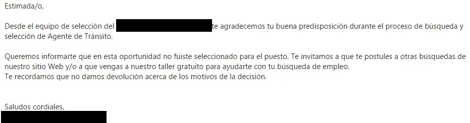 [¿virgohistoria?] Me rechazaron del laburo y te lo cuento