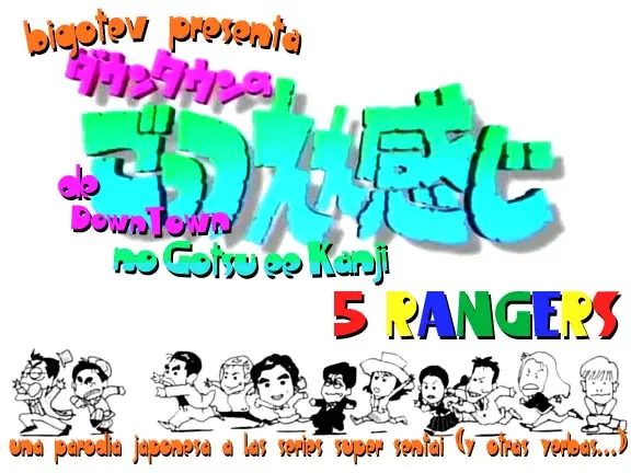 5 Rangers: Parodia a las series Super Sentai (Power Rangers)