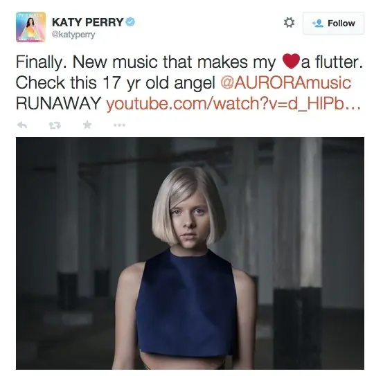 Te presento a Aurora Aksnes