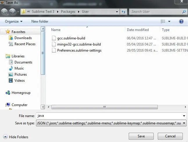 como ejecutar un programa en sublime text 2