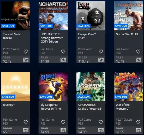 ps store usa delas