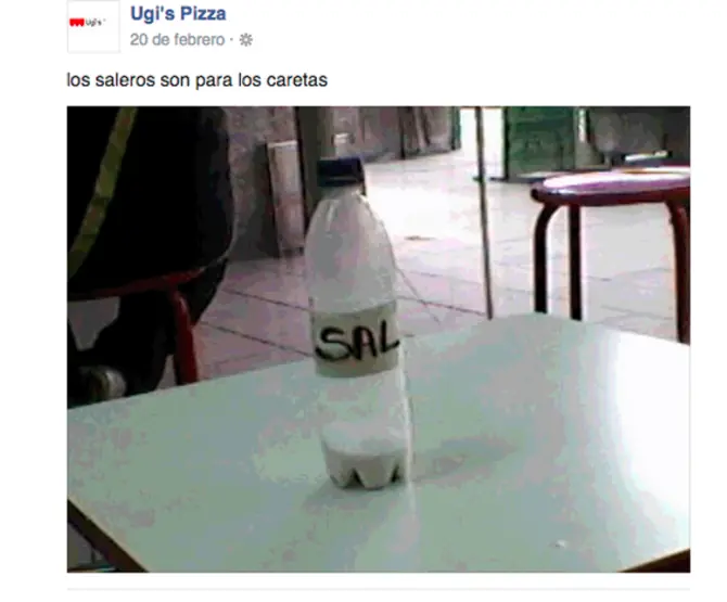 Ugi’s, la pizzería que maltrata a sus clientes en Facebook