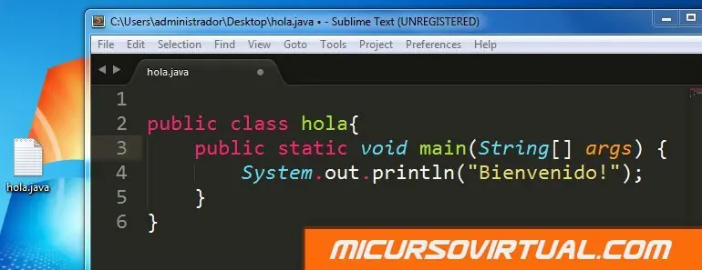 Como compilar y ejecutar java en sublime text
