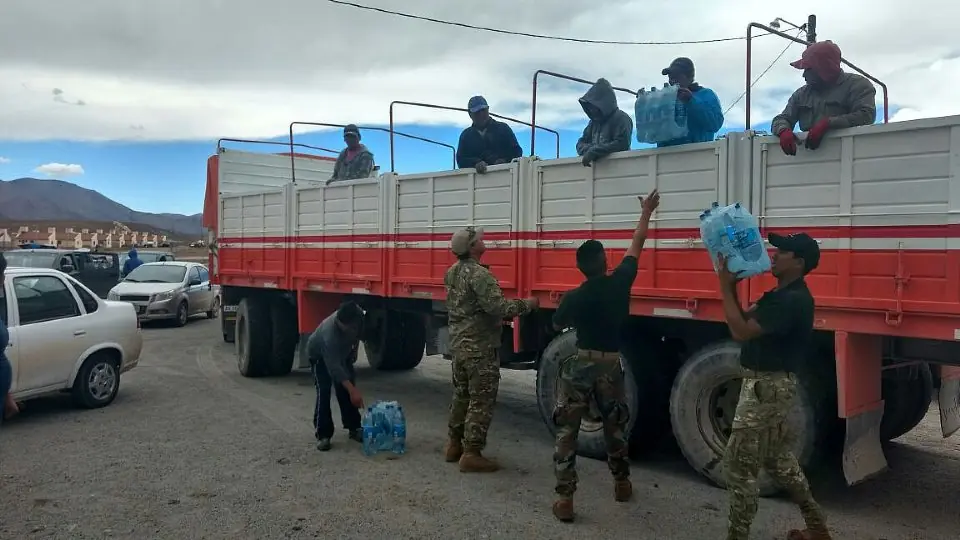 Asistencia a la comunidad por parte del Ejercito Argentino