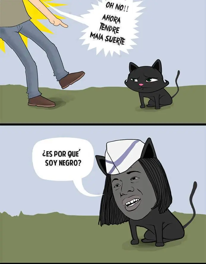 es porque soy negro