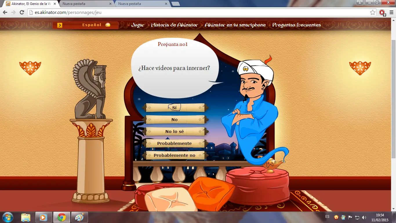 Akinator se sigue desubicando con los Taringueros.