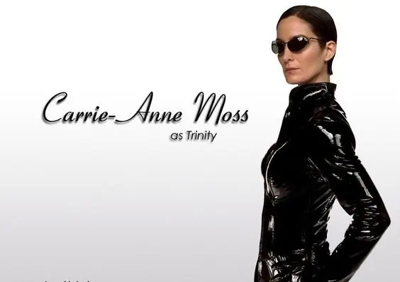 La bella y exótica "Carrie-Anne Moss" es (Trinity) en Matrix La bella y exótica "Carrie-Anne Moss" es (Trinity) en Matrix