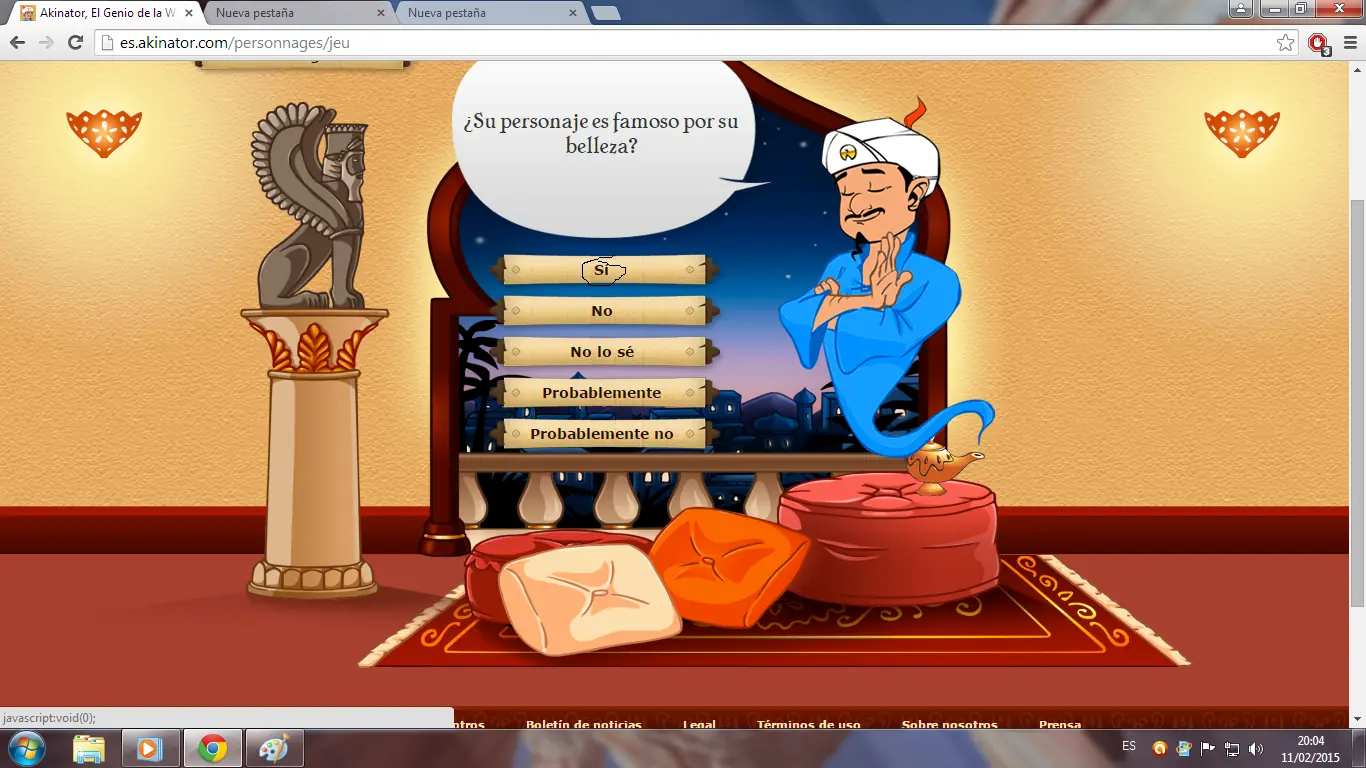 Akinator se sigue desubicando con los Taringueros.
