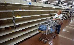 Venezuela con escasez de Petróleo.
